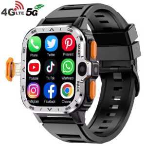 Mini Phone – 4G Android Smart Watch with SIM, GPS & Dual Cameras