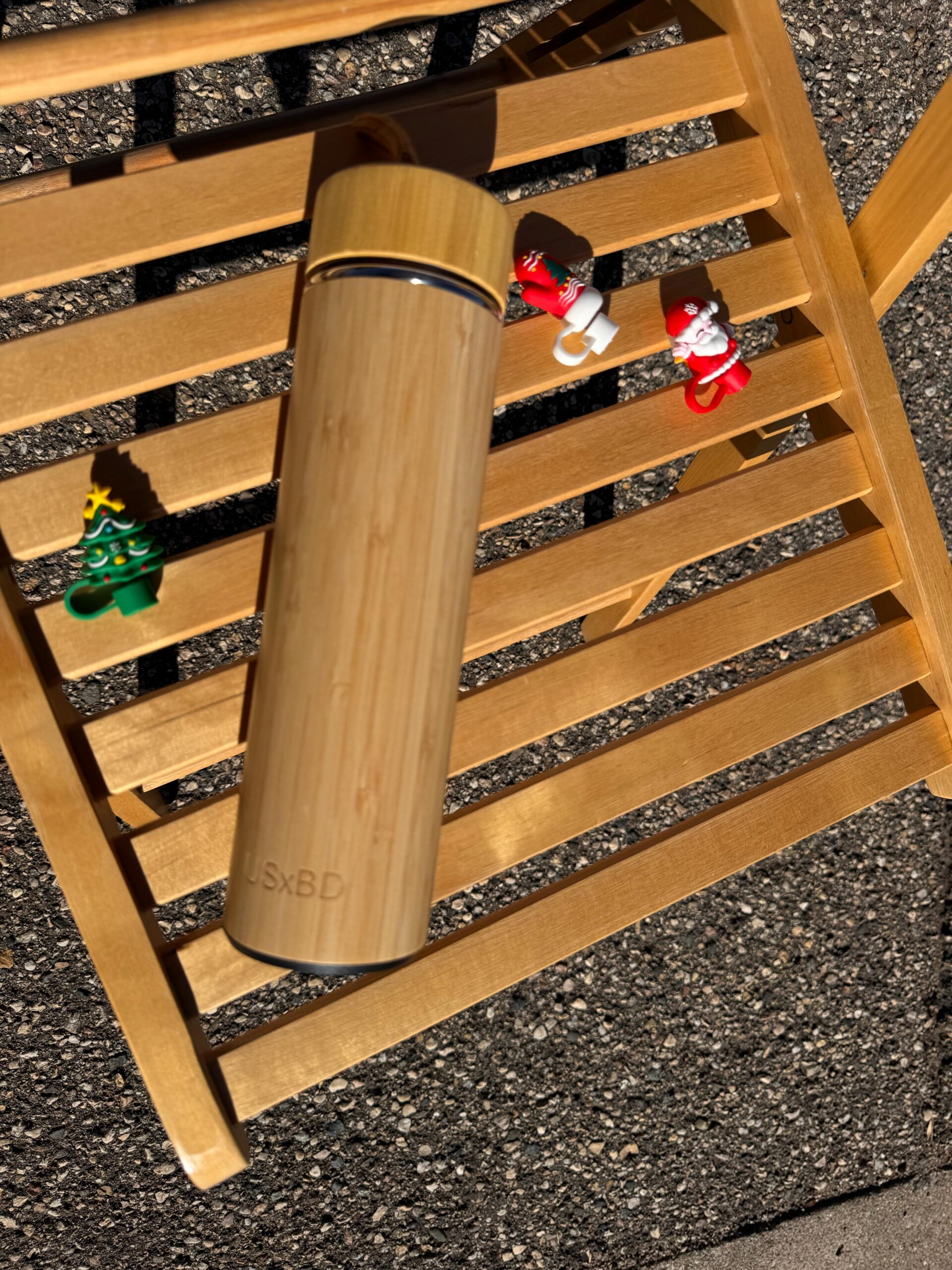 Premium Bamboo Made Tea, Coffee Tumbler with Infuser | 16oz Double Wall Stainless Steel Insulated Travel Mug | Smart Temp or Carry Rope Lid - Image 7