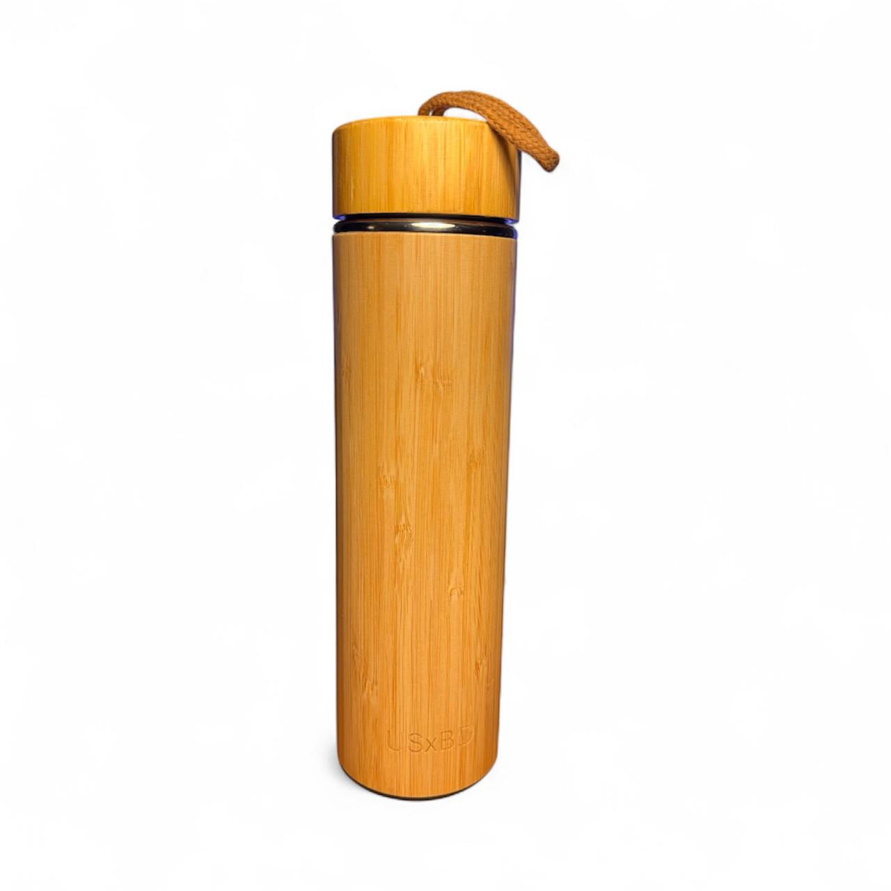 Premium Bamboo Made Tea, Coffee Tumbler with Infuser | 16oz Double Wall Stainless Steel Insulated Travel Mug | Smart Temp or Carry Rope Lid - Image 22
