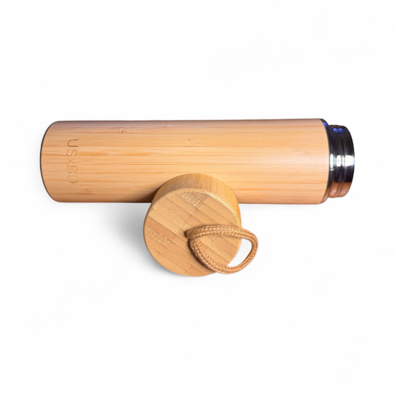 Premium Bamboo Made Tea, Coffee Tumbler with Infuser | 16oz Double Wall Stainless Steel Insulated Travel Mug | Smart Temp or Carry Rope Lid - Image 21